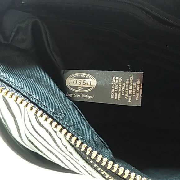 Fossil Stripe Canvas Crossbody Bag - Picture 10 of 16